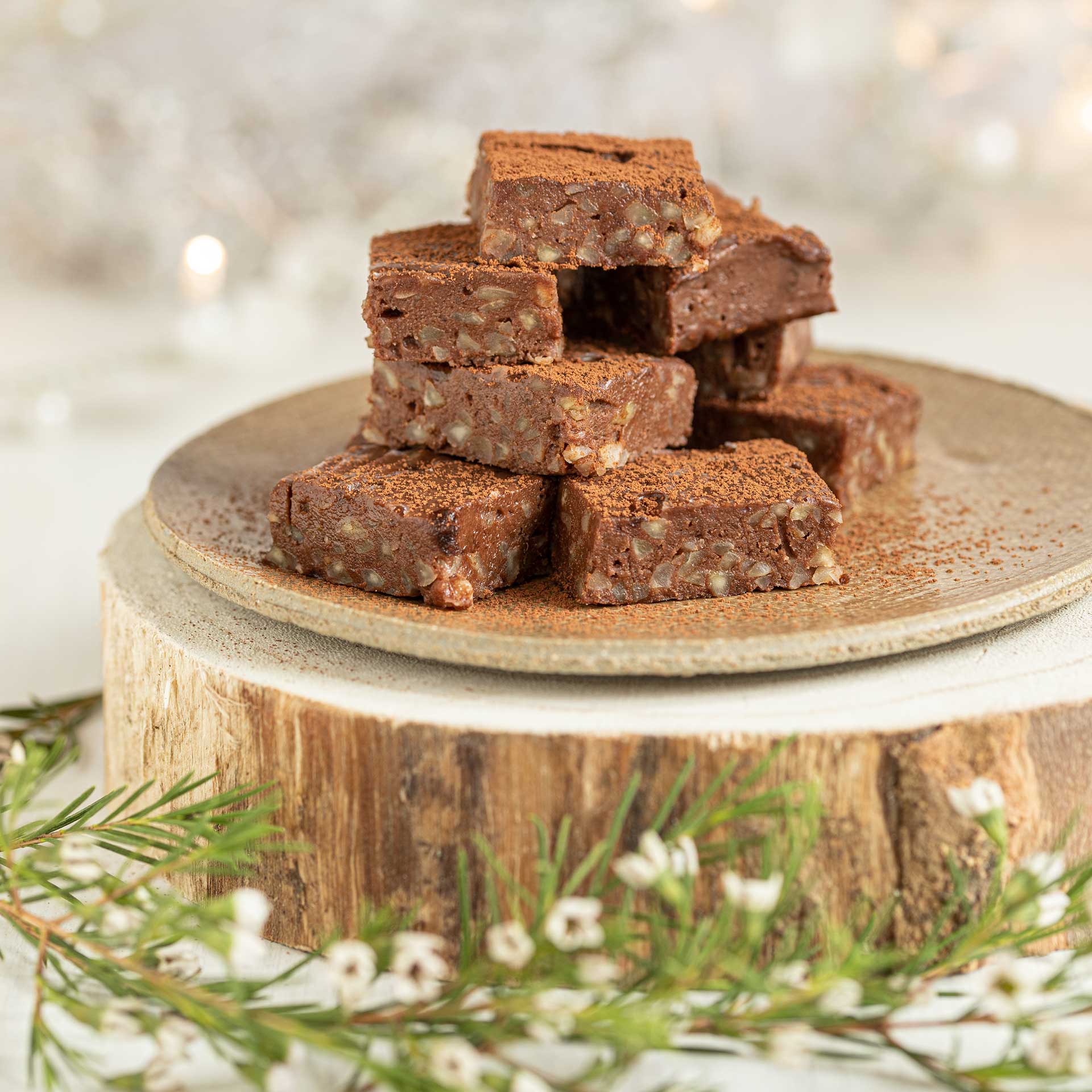 SteviaSweet | Almond and chocolate fudge (vegan)