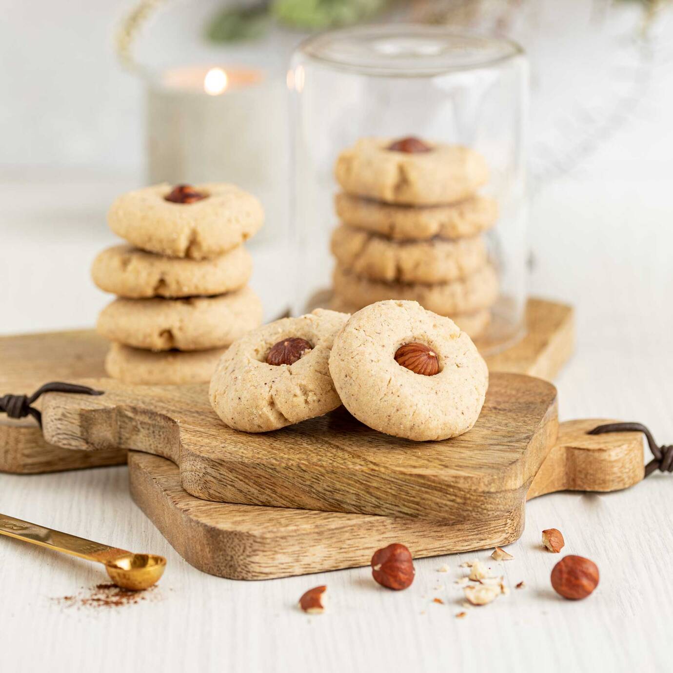 SteviaSweet Hazelnut Christmas cookies sugarfree